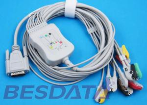Quality 10 Leads ECG EKG Cable IEC Needle / Clip / Banana Electrode Compatible BJ-901D wholesale