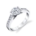 Lab Diamond Wedding Band VVS Clarity HPHT Round Cut Lab Grown Diamond Ring