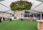 Green Fake Decorative Artificial Grass 2*25m / Roll 50mm For Outdoor Events