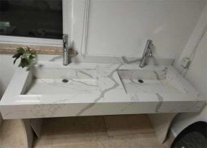 Quality Quartz Stone Artifical Large Stone Slabs Countertop Vanity Snow White Color wholesale