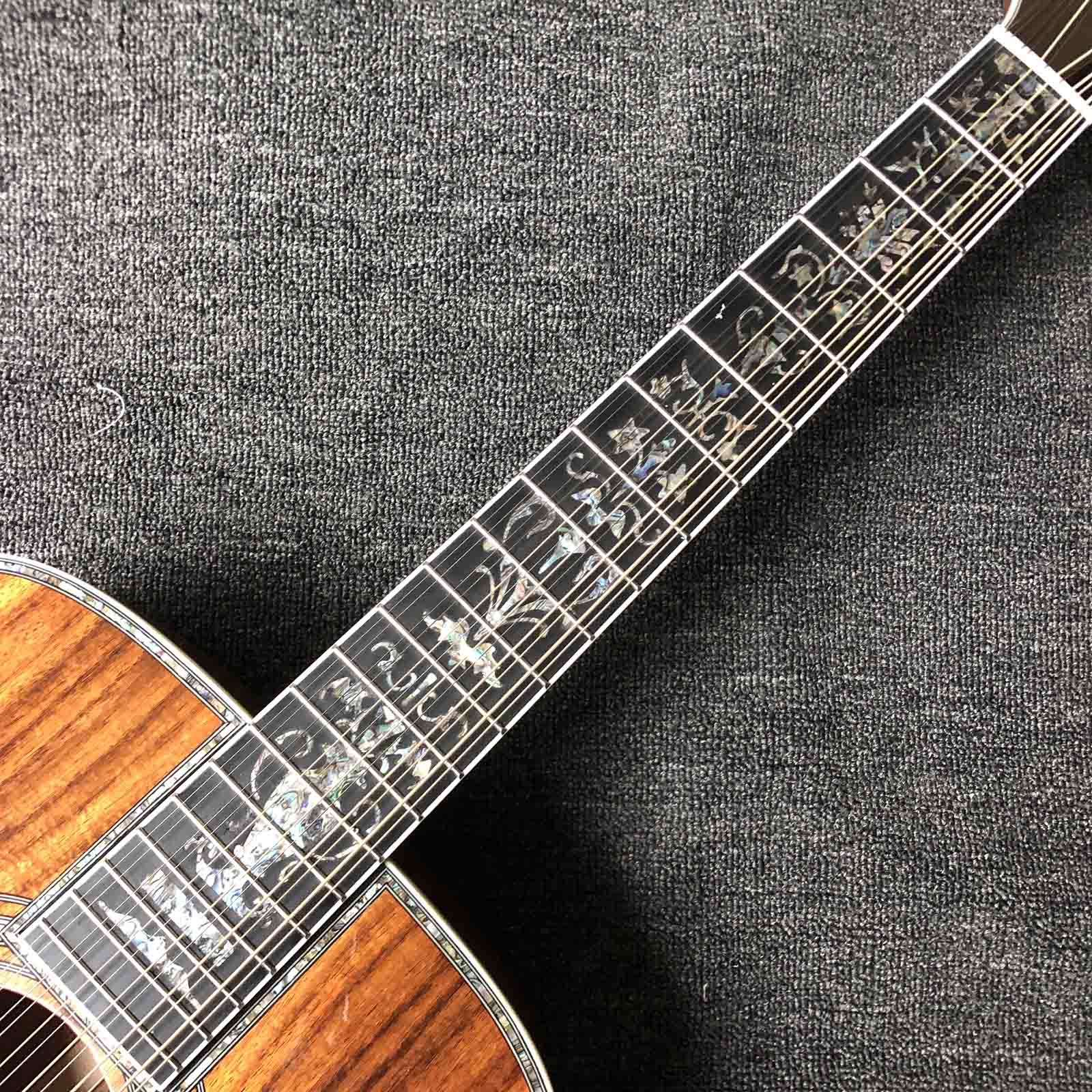 Custom KOA 12 Strings Left Handed KOA Wood Acoustic Guitar