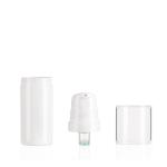 Round Mini Lotion Airless Pump Bottle 10ml 20ML For Baby Face Cream
