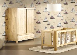 Quality New Welcome Boat Design Interior PVC Contemporary Wall Coverings Natural Plant Fibers 3D For Children Room wholesale