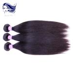 10 Inch Virgin Peruvian Hair Extensions , Peruvian Straight Hair Bundles
