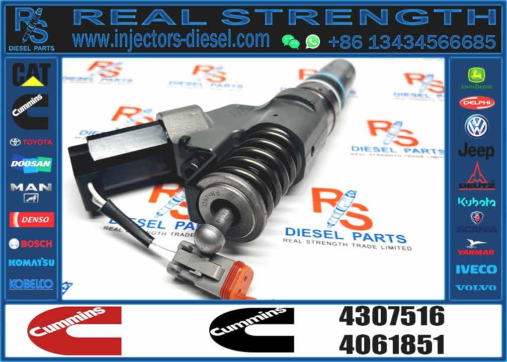 Diesel Fuel Injector Common Rail Injector 4061851 4088327 4088665 3411753 3095040 M11CUM-MINS 3080429 3411756 4061851 40