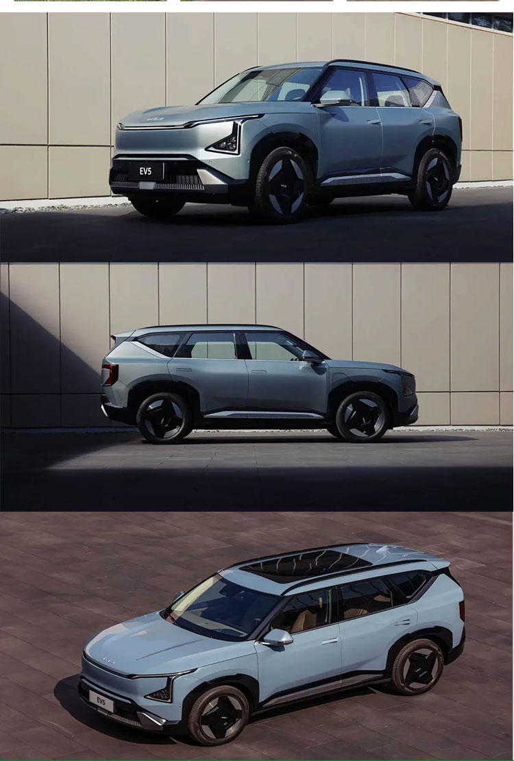 2024 Kia EV5 Pure Electric SUV for Adults Size 4615x1875x1715mm Powered by Lithium Iron Phosphate Battery