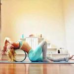 Pisces yoga accessory wheel of yoga wholesale yoga wheel