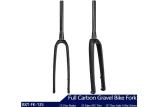 Hidden Cable Bicycle Carbon Fiber Fork 700C Disc Fork Aero Designed Bike Gravel