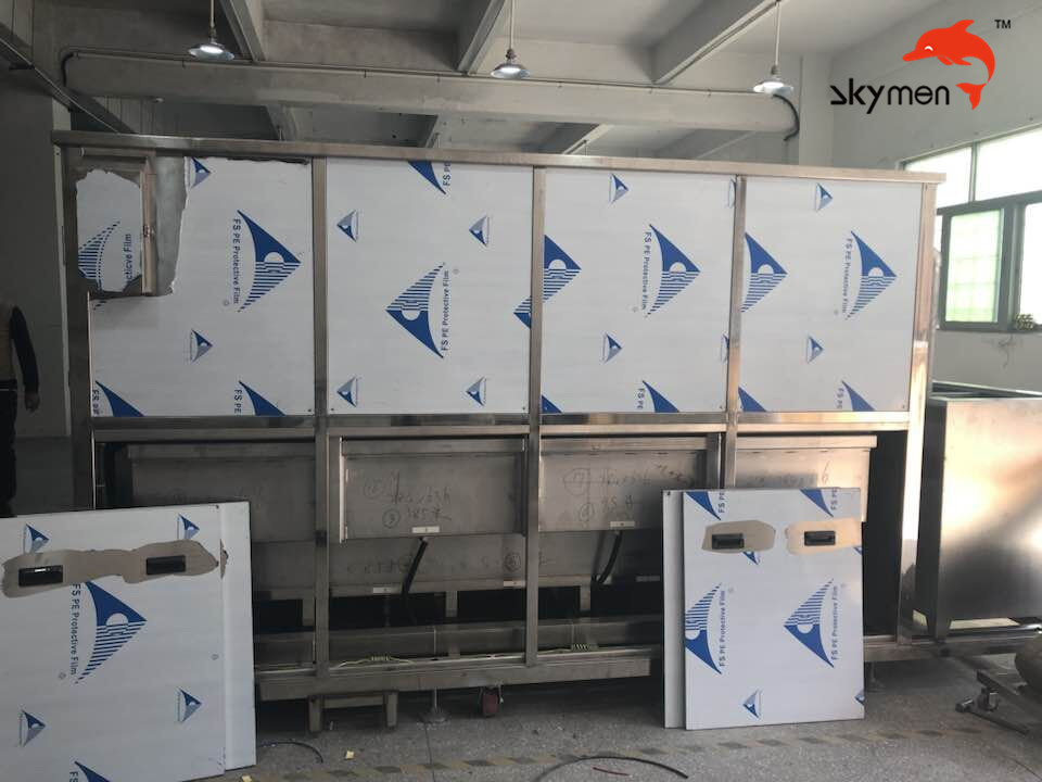 1700 Gallon 28KHz Ultrasonic Washing Machine For Coal Fired Boiler