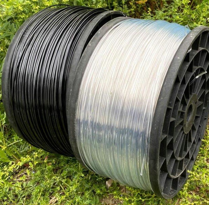 Agriculture Transparent 2.5mm Polyester Monofilament Wire For Holding Curtain Indoor Greenhouse Shade Net