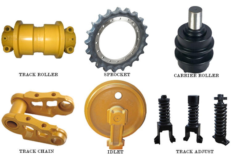 Q235 Rock Excavator Track Guards Link E312 Imitation Of The Original Excavator Accessories