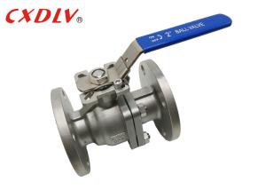 Quality 150LB Flange End Stainless Steel Ball Valve With Mounting Pad wholesale