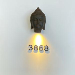 Quality Illuminated Stainless Steel 304 Metal Address Signs Screw Mount wholesale