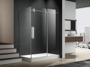 Quality Hinge open zhejiang shower enclosure with stainless steel 304 accessories 6mm temper glass wholesale
