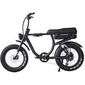 Quality 1000W Dual Battery Step Through Electric Retro Motorcycle Fat Bike with 80-90 Nm Torque wholesale