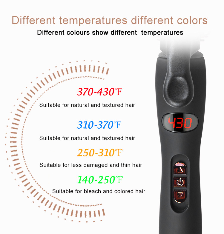 ROHS Three Barrel Hair Waver , 110-220V Professional Hair Styler