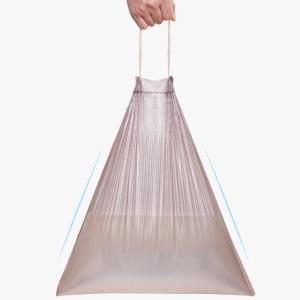 Quality Drawstring 13 Gallon Garbage Bags , Biodegradable Trash Bags HDPE Material wholesale