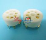 PCB Mount 7 Pin Tube Socket , Loctal Tube Sockets For 6Z4 / EC92 / EAA91