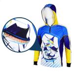 Streetwear Custom Fishing Tournament Jerseys Breathable Knit Windproof