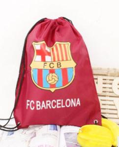 Quality New Creative customed logo football club drawstring bag wholesale