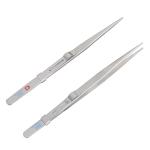 Stainless Steel Jewelry Tweezers Tools Anti Slip Pointed Fine