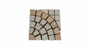 Quality Residential Driveways Stone Paving Tiles Angular Gravel Hardscape Design wholesale