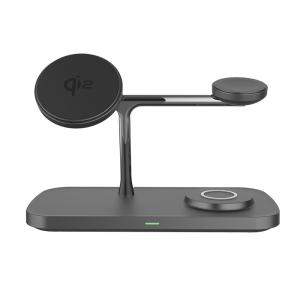 Quality QI2 All In 1 Magnetic 15W Fast Wireless Charger For Phone Watches Earphone wholesale