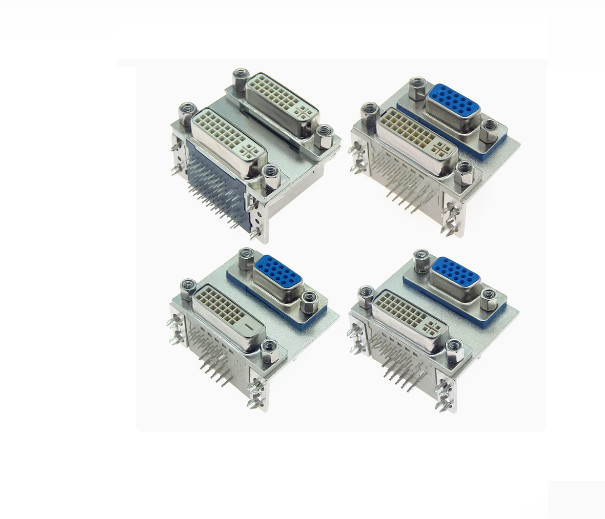 DVI-D24 1P Male DVI-D24 5P Male High-Precision DVI-D Connectors