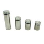 Display Fixture Cylinder Advertising Screw Stainless Steel Stand Off Glass