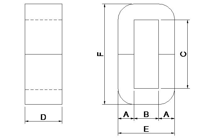Amorphous C Core for Power Transformer