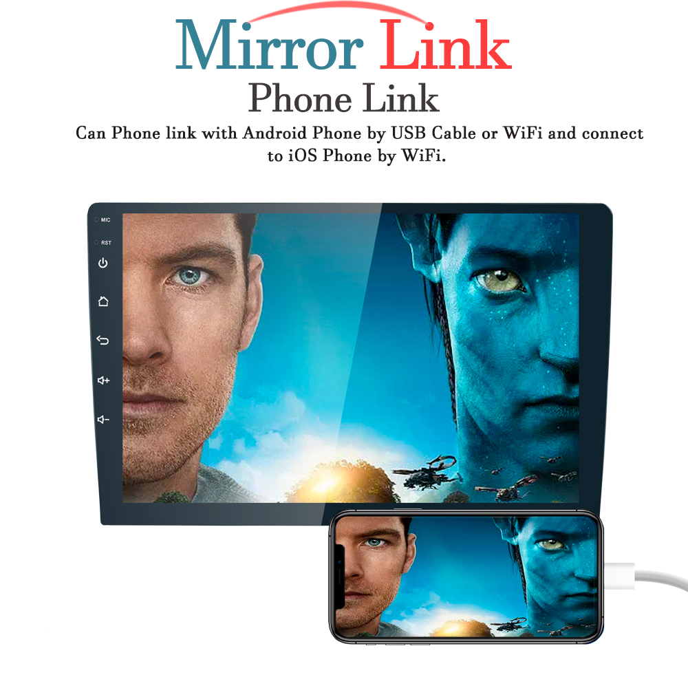 9 inch Car Multimedia Player Wifi Octa core 2G 32G 4G LTE Auto Radio Stereo for AM FM