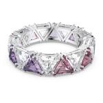 Vintage Geometry Triangle Diamond Sterling Silver CZ Rings S925 Customized