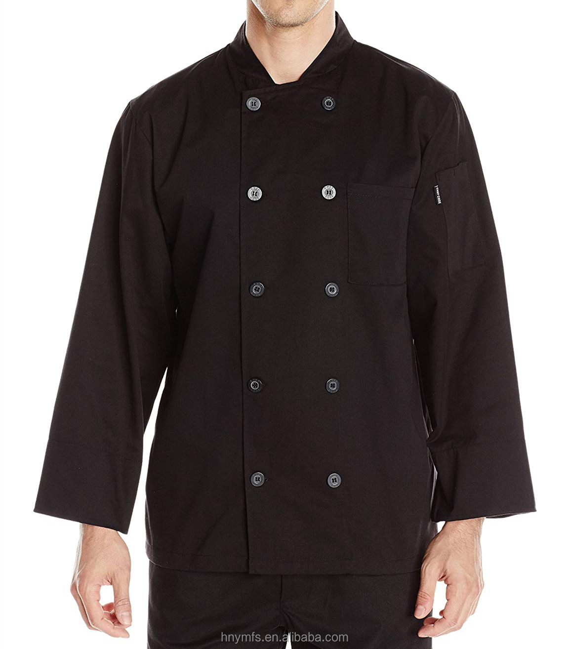 New Products waterproof oil repellent hotel uniform white long sleeves chef uniform coat