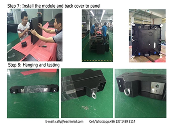Die Casting Aluminum 3.91mm Rental Led Video Wall Full Color Led Display Screen