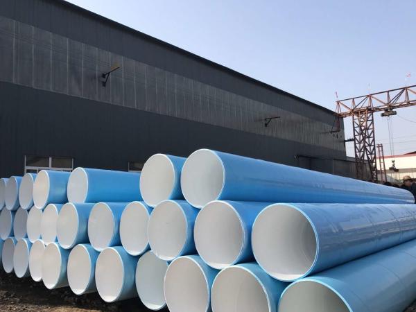 Penstock Pipe Spiral Welded Steel Pipe Turbine Spare Parts For Hydropower Welded