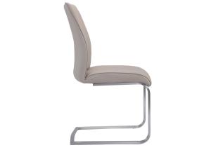 Quality PU leather 14.3KGS 60cm 99cm Stainless Steel Dining Chair wholesale