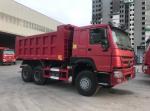 Red Howo 7 Sinotruk Howo 6x4 Dump Truck 10 wheels 20M3 40T