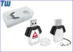 Fashion Sport T-shirt Plastic Transparent Cap 16GB Thumbdrive
