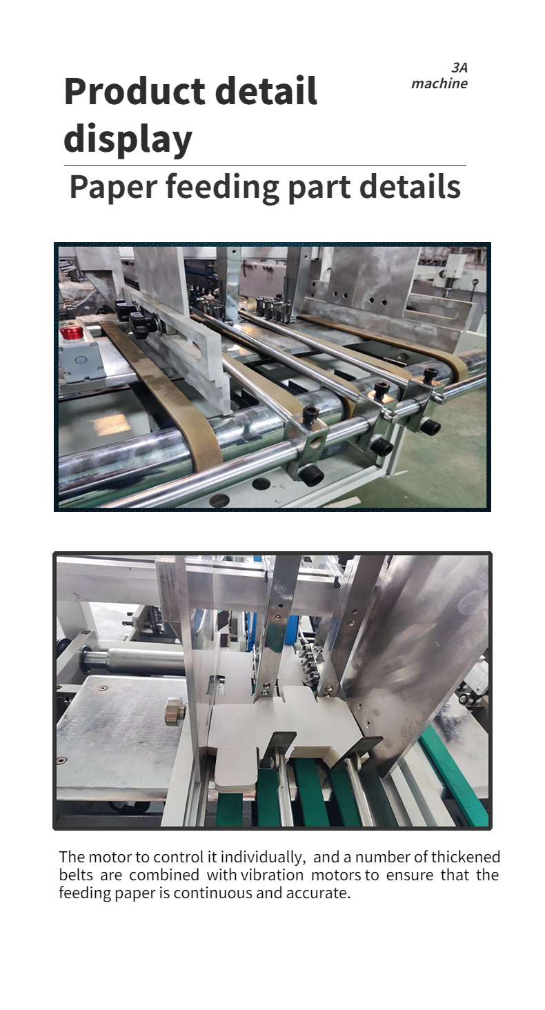 CQT900YG-2 Pre-Folded Bottom Lock Packaging Box Making Machine for High Productivity
