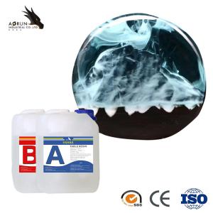 Quality Defoaming Yellow UV Resistant Epoxy Resin Fast Non Toxic UV Resin Eco Friendly wholesale