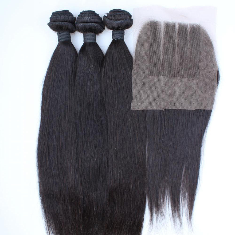 The best hair supplier virgin hair bundles with lace closure