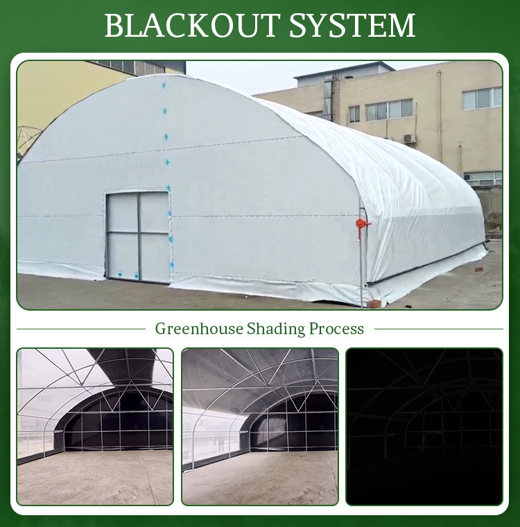 LED Lighting System Light Dep Greenhouse With Aluminum Alloy Frame
