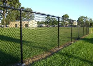 Quality 4mm Black PVC Diamond Wire Fence 5ft 6ft Tall wholesale