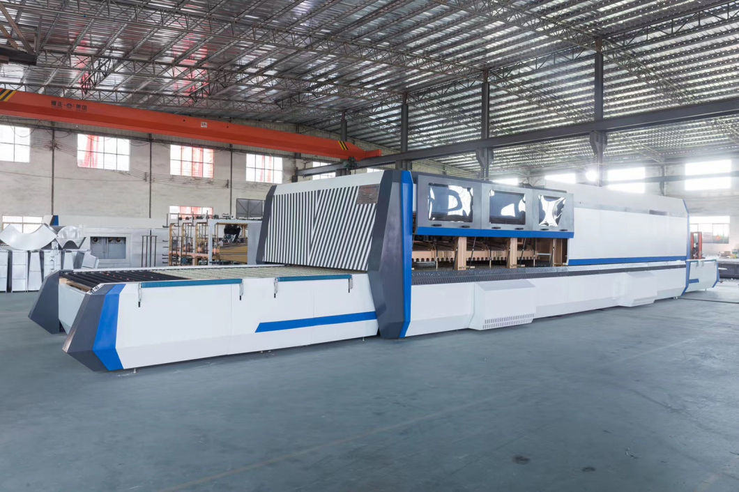 Top Forced Air Convection Type Flat Glass Tempering Furnace Stg-Aq2840-4t Glass Machine