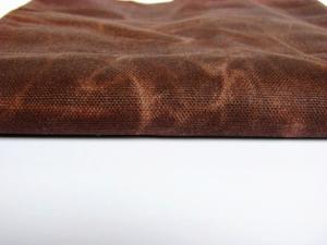 Quality Pure Soft Cotton Fabric Waxed Canvas With Waterproof Fire Retardant wholesale