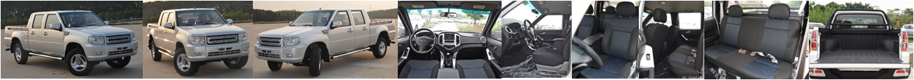 Auto Assembling Diesel Small Pickup Trucks , Economic 4x4 Electric Truck