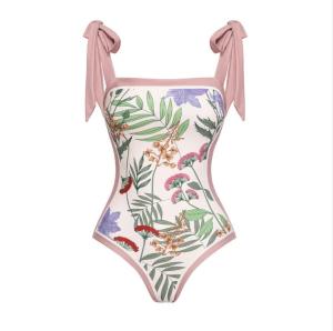 Quality Ladies One Piece Swimsuit Durable Abrasion-Resistant High Elastic Sexy Spf50++ Colorful Miss wholesale