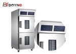 Two Half Glass Door 36 Trays Dough Freezer Retarder Microcomputer Control For