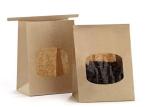 Semitransparent 5kg Paper Bags With Clear Window