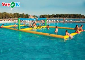 Quality Airtight Multifunctional Floating Inflatable Water Volleyball Court Inflatable Water Floats wholesale